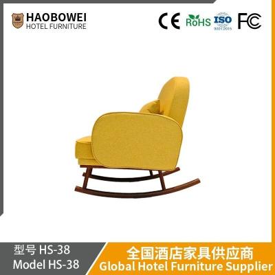 China Rocking Chair Recliner Italian Style Adult Living Room Lazy Sofa Balcony Leisure Home Single Leisure Chair Retro With Footrest for sale