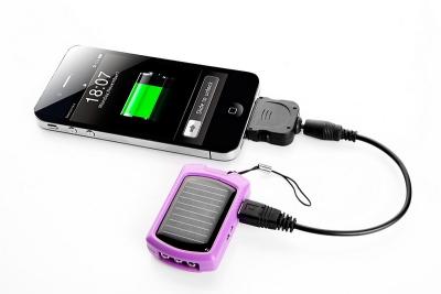 China Solar Power Cell Phone Battery Charger for Flashlight Torch for sale