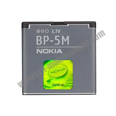 China 900mAh Portable High Capacity Cell Phone Battery With 3.7V BP-5M For Nokia for sale