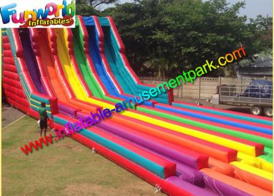 China 0.55mm Pvc Tarpaulin Commercal Inflatable Slide ，Super Six Slide For Garden for sale