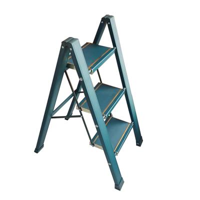 China Folding Ladders Style Aluminum Alloy Step Stools Nordic High Quality Aluminum Ladder for sale