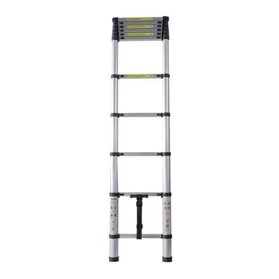 China Convenient Folding Ladders 3.8M Simple Configuration Storage Aluminum Telescopic Ladders for sale