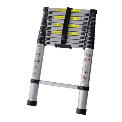 China Convenient Folding Ladders 3.2M Simple Configuration Storage Aluminum Telescopic Ladders for sale