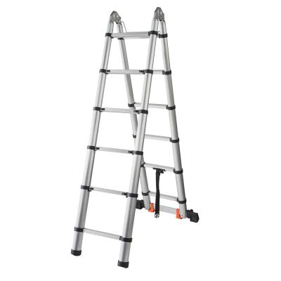 China Folding Ladders Midoli Aluminum Folding Multifunctional Telescopic Convenience Ladder for sale