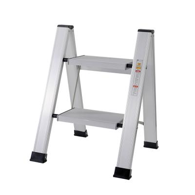 China Insulation Ladders Silver Three Step Without Armrests Aluminum Household Ladder For Indoor Use for sale