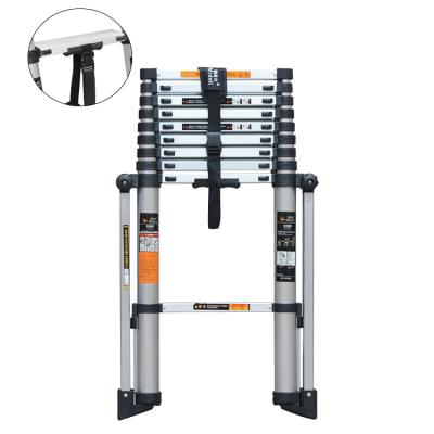 China Hot-selling cheap aluminum alloy ladder folding ladders straight eight-legged ladder for sale