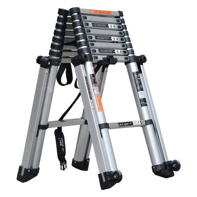 China Folding Ladders Advanced Multifunctional Folding Lightweight Movable Aluminum Telescopic Ladder for sale