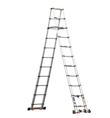 China Multifunctional household anti-shake folding ladders safety fishbone ladder and portable telescopic ladder for sale