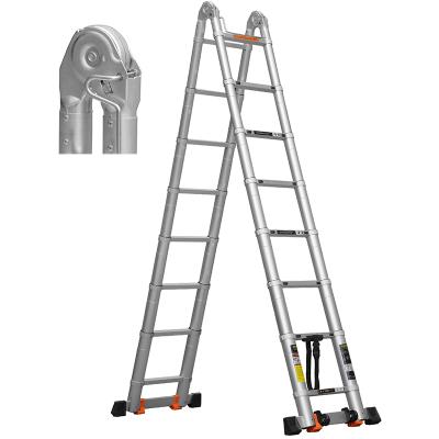 China MIDOLI Folding Ladders 2.8m Thick Aluminum Alloy Common Multifunctional Telescopic Ladder for sale