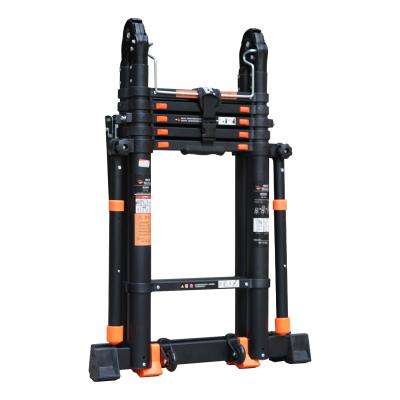 China Folding Ladders Easy To Carry Multifunctional Aluminum Alloy Telescopic Ladder For Construction for sale