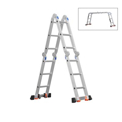 China Midoli Ladder Factory Supply Aluminum Alloy Household Direct Folding Ladder Folding Ladders for sale