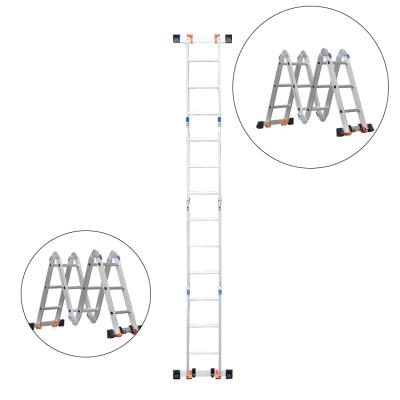 China Folding Ladders Warehouse Car Folding Ladder Wheel Rack Mobile Climbing Pickup Silent Ladder for sale