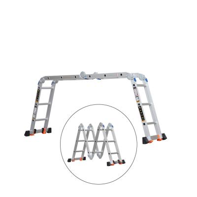 China Household Multifunctional Folding Folding Ladder Folding Ladders Factory Aluminum Alloy Aluminum Ladder for sale