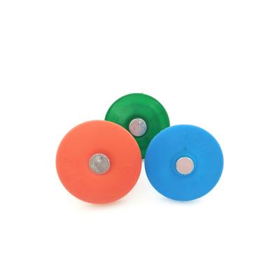 China One Inch Round Plastic Ring Shank Cap Nail for sale