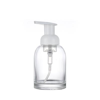 China Household Products RTS In Stock Environmental Friendly 250ml Empty Clear Foaming Pump Bottle For Liquid Soap And Hand Cleaning for sale