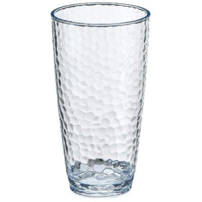 China Beverage In Water Bottle And Glass Mugs Manufacturers 400ml Stock High Quality Grain Clear Glass Cups for sale