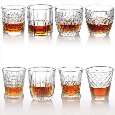 China Manufacturer Cheaper Price Lead Free Whiskey Rock Glass Mugs For Wine for sale