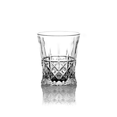 China Luxury Diamond Design Lead Free Whiskey Glass Wine Mugs For Cocktail Whiskey Rum Brandy Vodka Liquor Gifts For Men for sale