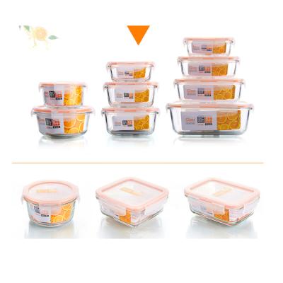 China COOKWARE/Other Household Products 2021 Durable Using Low Price 390-1040ml Eco Friendly Glass Lunch Bento Box for sale