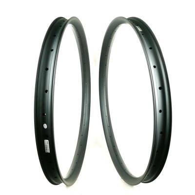 China Carbon 29er carbon rims 50MM*25MM mountain bike rims mtb wheel tubeless 29 rim for sale