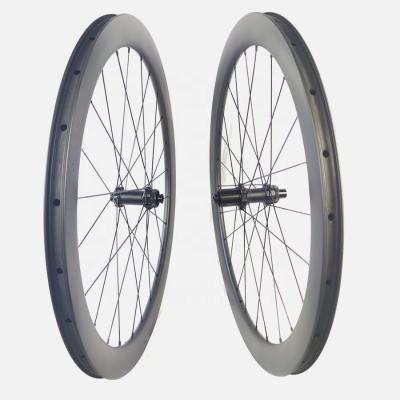 China Road Bikes Synergy 700C 50MM Carbon Bike Wheelset Road Disc Brake Tubeless Bicycle Wheel for sale