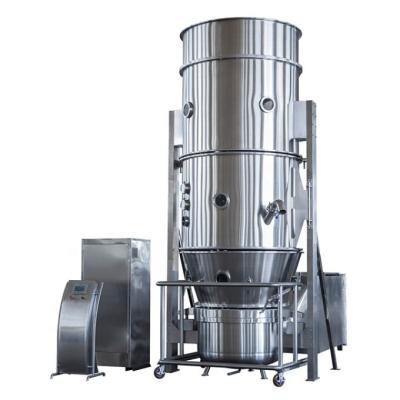 China Efficiëntie FG-serie Fluid Bed Granulator Op maat gemaakte volle spanning SUS304/316 Geen poederlek Te koop