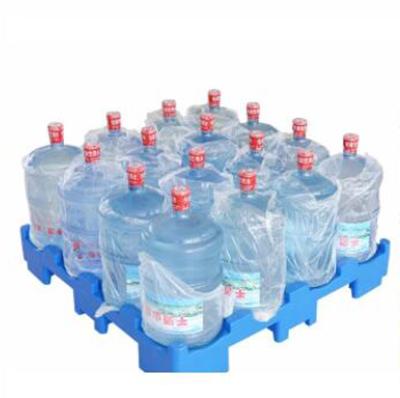 China Hot Selling Single Faced Plastic Pallets For 5 Gallon Water Bottles Rack for sale