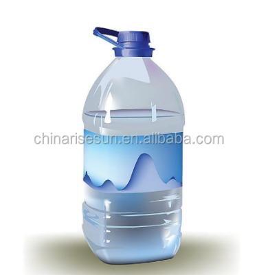 China Pure Mineral Water PET Preform 5 Liter Plastic Bottle For Pure Mineral Water With Cap And Handle for sale