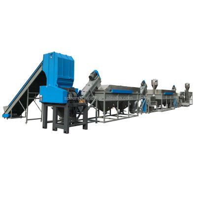 China Plastic waste line 50m plastic waste washing and drying machine 500kg injection bottle washing machine washing and washing machine for sale