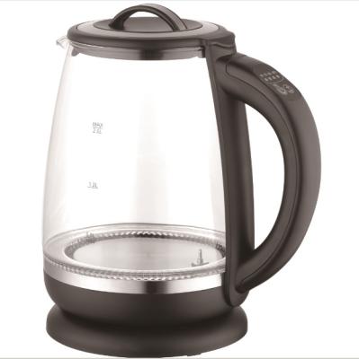 China 2022 New 360 Degree Rotating Base 2.0L Large Capacity Keep Hot High Borosilicate 5 Temperature Setting Water Digital Electric Kettle for sale