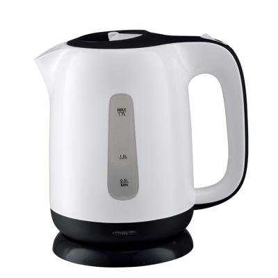 China 360 Degree Rotation Base 360 ​​Degree 1.7L Water Kettle Fast Boiling Plastic Classic Electric Boiler for sale