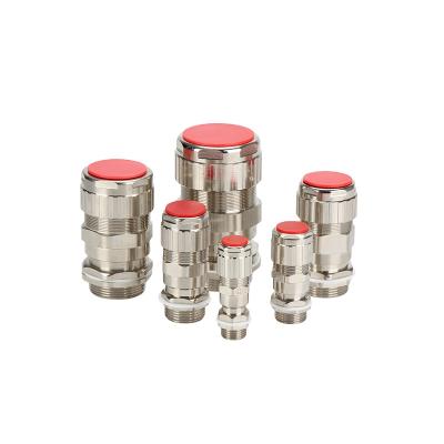 China Stainless Steel Double Compression Explosion Proof Common Cable Gland Joint Cable Socket Part Firmly for sale