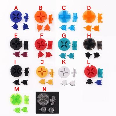 China Colorful Plastic A D-B Buttons Pad For Nintendo Game Boy Pocket GBP GameBoy Color Button Keypads Keypads for sale