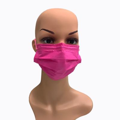 China 4ply Pure Color Disposable Medical Face Mask Non woven SBPP Fabric Disposable Face Mask for sale