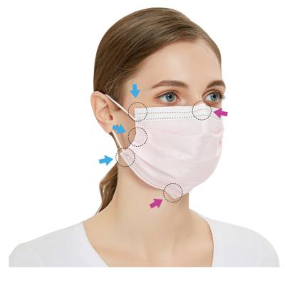 China Anti-Fog Disposable Layer 3 Oem custom Face Mask medical mask Nylon Cotton Non-woven for sale