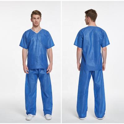 China Sterilized medical disposable non woven sms dental hospital surgery coat for sale