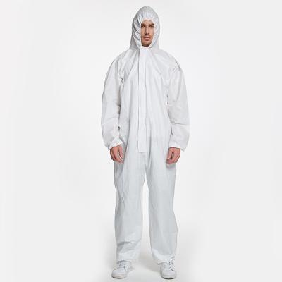 Cina Disposable SMS Coveralls Garden Outdoor Work-wear microporous water fire proof overalls coverall in vendita