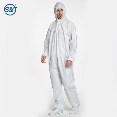 中国 Disposable SMS Micro-porous Film Coverall Medical Protective Clothing 販売のため