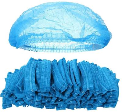 Κίνα S&J Disposable non woven medical bouffant clip cap elastic disposable doctor nurse bouffant caps προς πώληση