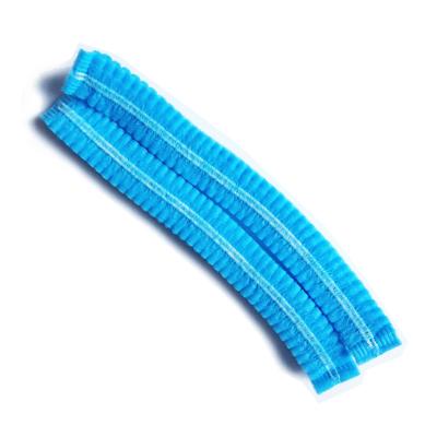 China cheap surgically disposable seller head cover net non woven mob clip cap Factory price disposable colorful nonwoven strip cap Te koop