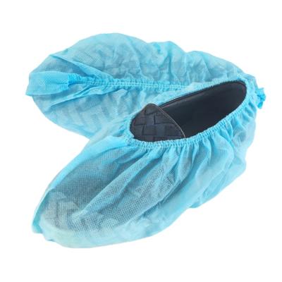 China Disposable Anti Slip Shoe Covers PP Single Layer Elastic Opening for sale