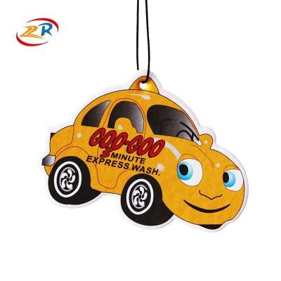 China Eco-friendly Car Air Freshener Cute Type Car Shape Wallpaper Air Freshener For Car /air conditioner for sale