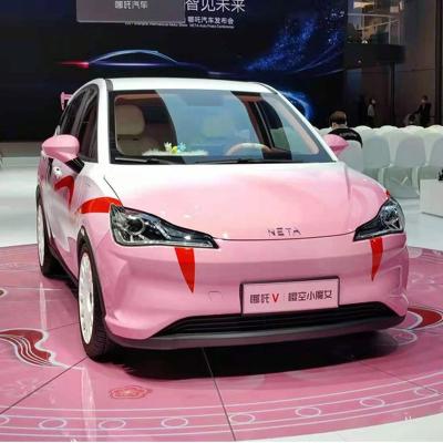 China Textile Low Price China EV High Speed ​​Cars For Sale HOZON NETA NEZHA V Electric Vehicle Online Reservation Customized Version New Car 300km for sale