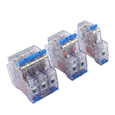 China TV-MCB HKGB1-63/3P 40A 50A 63A 230/400V Transparent Video Miniature Circuit Breaker 3KA-6KA for sale