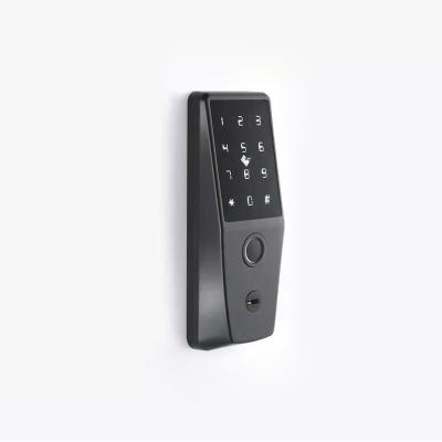 China Deadbolt Wide Fingerprint Keypad Touch Screen Hot Sale APP Smart Door Lock with TUYA APP Deadbolt Safe Door Lock for sale