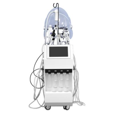 China 96% Oxygen purity! LF-826B hydrogen aqua water dermabrasion oxygen facial skin rejuvenation machine with oxygen mask for sale