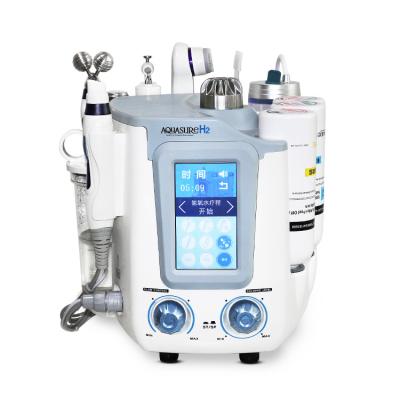 China 6 in 1 H2-O2 deep cleaning facial machine/hydrogen water generator for deep cleansing dermabrasion Machine for sale