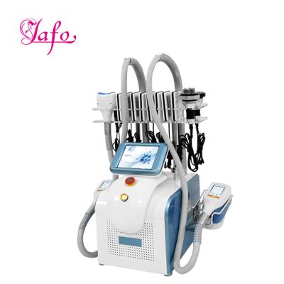 China LF-249 HOT portable 360 degree cryolipolysis machine, multifunction cavitation rf lipo laser cryo slimming machine for sale