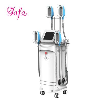 China LF-265A 5 Cryo Handles 360 Cryolipolysis vacuum cavitation rf lipo laser Slimming Machine with Reduce Double Chin handle for sale