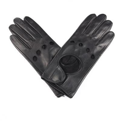 China Fashion Fashion Black / Red Goatskin Womens Leather Training Gloves for sale